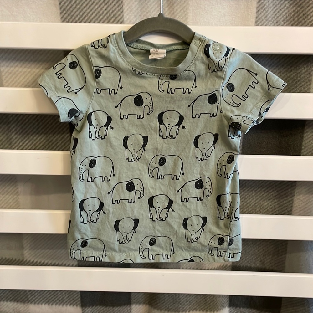 12M H&M ELEPHANT TEE
